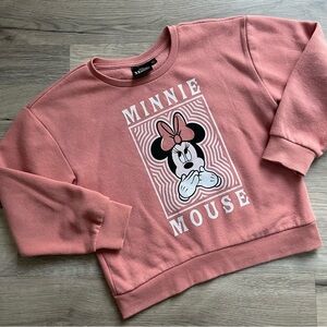 Disney Minnie Mouse Crewneck Sweatshirt Girls Size Large (10-12)